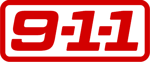 9-1-1 production logo — HDR restroom trailer credit